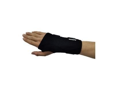 Czarna tkanina ortopedyczna na nadgarstek L XL pokryta pianką